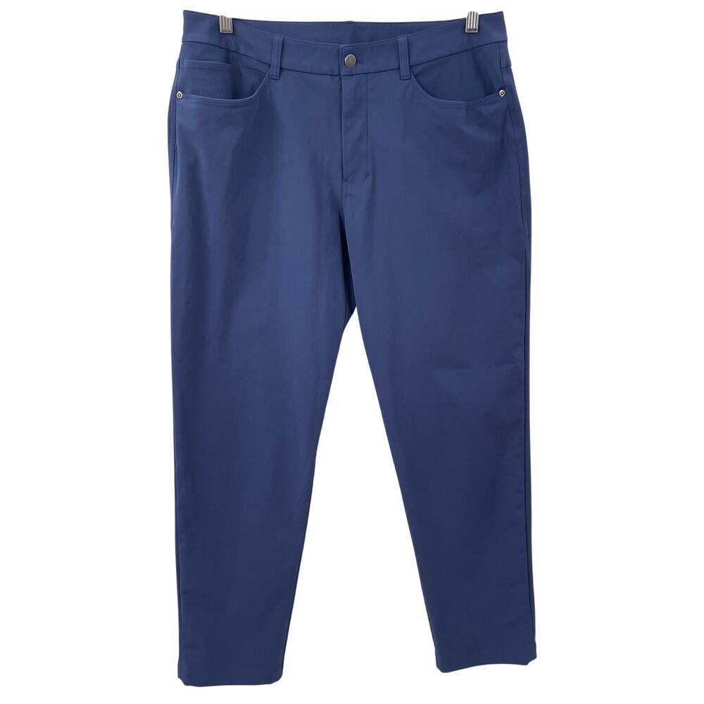 Lululemon 2024 Men’s 34 ABC Classic Fit Pant Warpstreme Blue *Read description